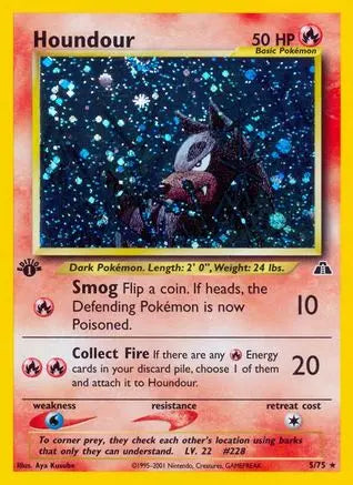 Houndour (5/75) [Neo Discovery 1st Edition] Pokémon