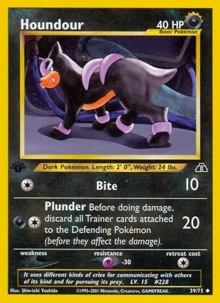 Houndour (39/75) [Neo Discovery 1st Edition] Pokémon