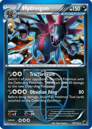Hydreigon (78/116) [Black & White: Plasma Freeze] Pokémon