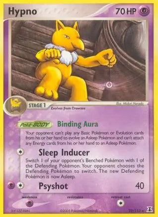 Hypno (23/113) (Stamped) [EX: Delta Species] Pokémon
