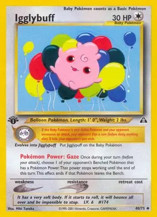 Igglybuff (40/75) [Neo Discovery 1st Edition] Pokémon