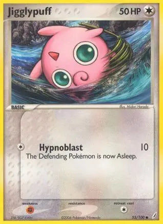 Jigglypuff (53/100) (Stamped) [EX: Crystal Guardians] Pokémon