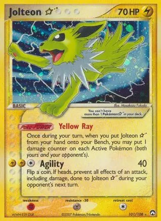 Jolteon Star (101/108) [EX: Power Keepers] Pokémon