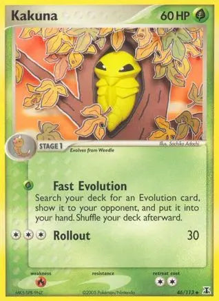 Kakuna (46/113) (Stamped) [EX: Delta Species] Pokémon