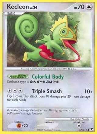 Kecleon (67/111) [Platinum: Rising Rivals] Pokémon
