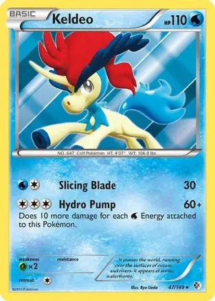 Keldeo (47/149) [Black & White: Boundaries Crossed] Pokémon