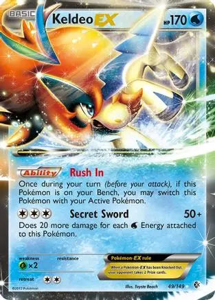 Keldeo EX (49/149) [Black & White: Boundaries Crossed] Pokémon