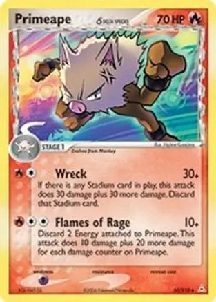 Primeape (50/110) (Delta Species) (Stamped) [EX: Holon Phantoms] Pokémon