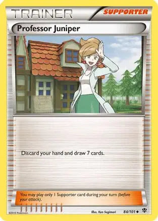 Professor Juniper (84/101) [Black & White: Plasma Blast] Pokémon