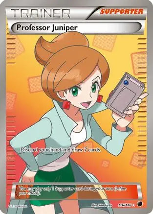 Professor Juniper (116/116) [Black & White: Plasma Freeze] Pokémon