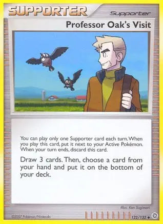 Professor Oak's Visit (122/132) [Diamond & Pearl: Secret Wonders] Pokémon