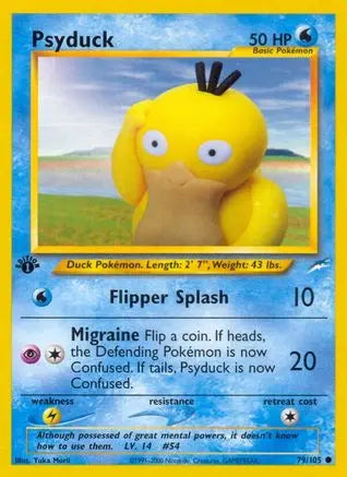 Psyduck (79/105) [Neo Destiny 1st Edition] Pokémon