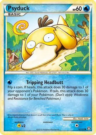 Psyduck (74/102) [HeartGold & SoulSilver: Triumphant] Pokémon