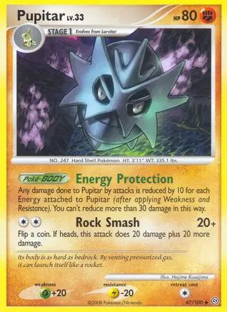 Pupitar (47/100) [Diamond & Pearl: Stormfront] Pokémon