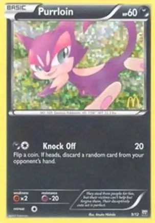 Purrloin (9/12) [McDonald's Promos: 2012 Collection] Pokémon