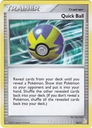 Quick Ball (10/11) [Diamond & Pearl: Trainer Kit] Pokémon