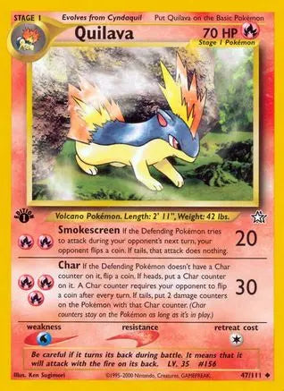 Quilava (47/111) [Neo Genesis 1st Edition] Pokémon
