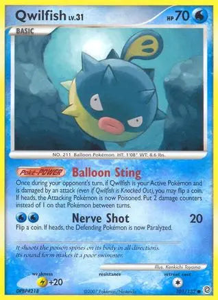 Qwilfish (101/132) [Diamond & Pearl: Secret Wonders] Pokémon