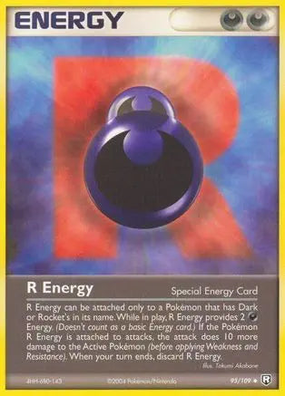 R Energy (95/109) [EX: Team Rocket Returns] Pokémon