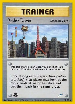 Radio Tower (95/105) [Neo Destiny 1st Edition] Pokémon