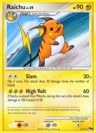 Raichu (3/17) [POP Series 9] Pokémon