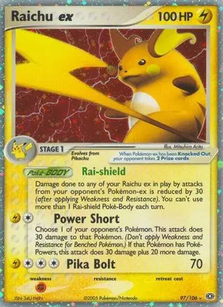 Raichu ex (97/106) [EX: Emerald] Pokémon