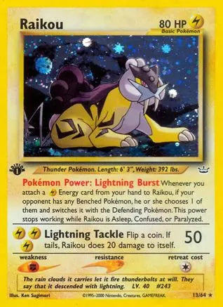 Raikou (13/64) [Neo Revelation Unlimited] Pokémon