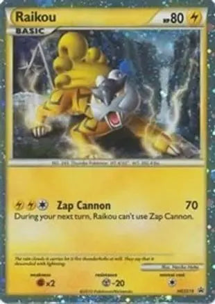 Raikou (HGSS19) [HeartGold & SoulSilver: Black Star Promos] Pokémon