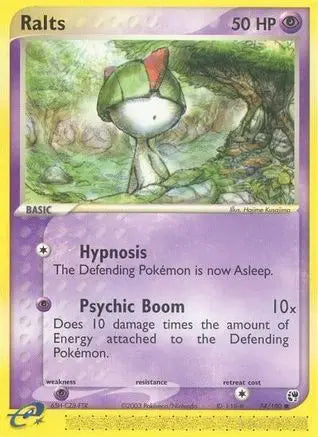 Ralts (74/100) [EX: Sandstorm] Pokémon