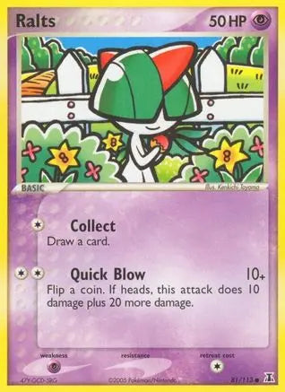 Ralts (81/113) [EX: Delta Species] Pokémon
