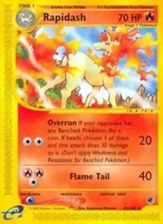 Rapidash (62/165) [Expedition: Base Set] Pokémon