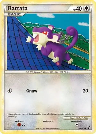 Rattata (64/90) [HeartGold & SoulSilver: Undaunted] Pokémon