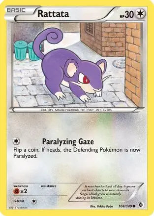 Rattata (104/149) [Black & White: Boundaries Crossed] Pokémon