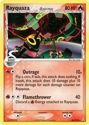 Rayquaza (26/110) (Delta Species) (Stamped) [EX: Holon Phantoms] Pokémon