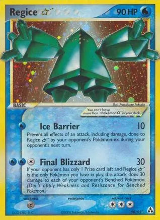 Regice Star (90/92) [EX: Legend Maker] Pokémon
