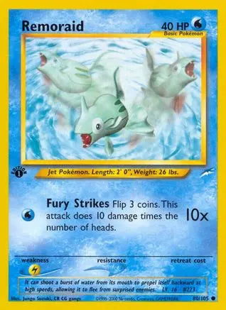 Remoraid (80/105) [Neo Destiny 1st Edition] Pokémon