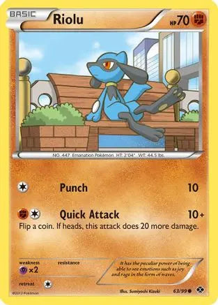 Riolu (63/99) [Black & White: Next Destinies] Pokémon