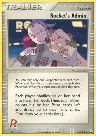Rocket's Admin. (86/109) [EX: Team Rocket Returns] Pokémon