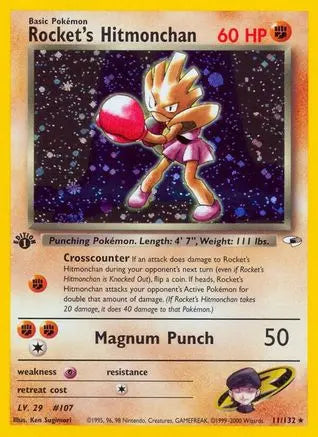 Rocket's Hitmonchan (11/132) [Gym Heroes Unlimited] Pokémon