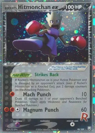Rocket's Hitmonchan ex (98/109) [EX: Team Rocket Returns] Pokémon