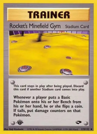 Rocket's Minefield Gym (119/132) [Gym Challenge 1st Edition] Pokémon