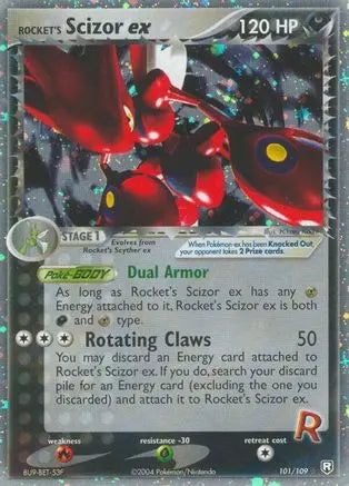 Rocket's Scizor ex (101/109) [EX: Team Rocket Returns] Pokémon