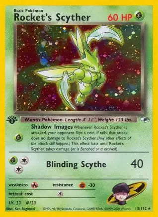 Rocket's Scyther (13/132) [Gym Heroes Unlimited] Pokémon