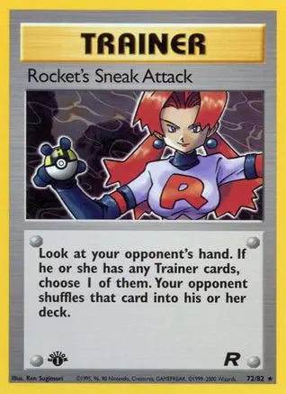 Rocket's Sneak Attack (72/82) [Team Rocket 1st Edition] Pokémon