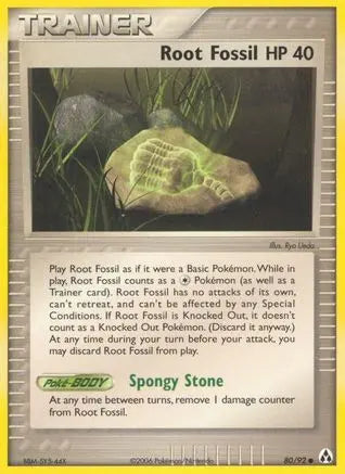 Root Fossil (80/92) (Stamped) [EX: Legend Maker] Pokémon
