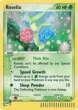 Roselia (9/97) [EX: Dragon] Pokémon
