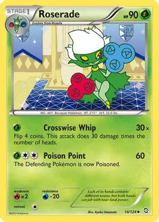 Roserade (14/124) [Black & White: Dragons Exalted] Pokémon