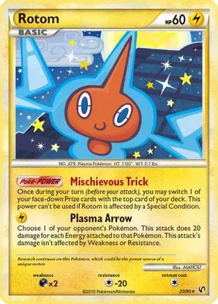 Rotom (20/90) [HeartGold & SoulSilver: Undaunted] Pokémon