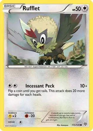 Rufflet (115/135) [Black & White: Plasma Storm] Pokémon