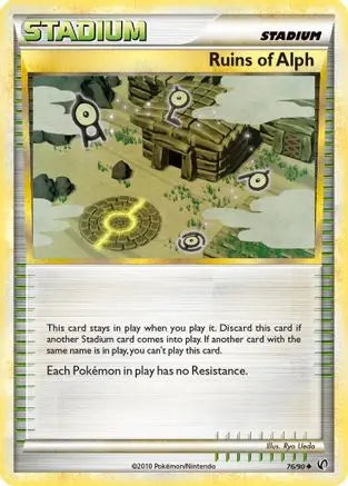 Ruins of Alph (76/90) [HeartGold & SoulSilver: Undaunted] Pokémon